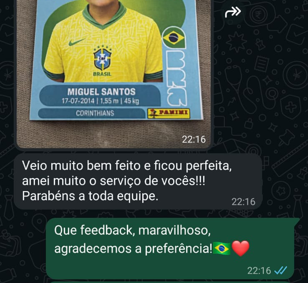 Depoimento de cliente satisfeito